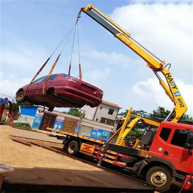 淮南潘集吊车吊汽车的正确方法